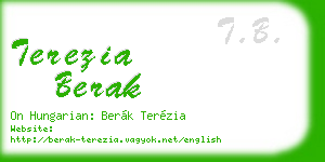terezia berak business card